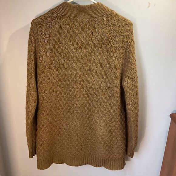 Vintage Grandpa Sweater, Button Up Cardigan, L. Urban Camel, oversized - Picture 8 of 8